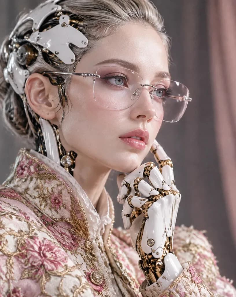Cybernetic Renaissance Aristocrat Portrait
