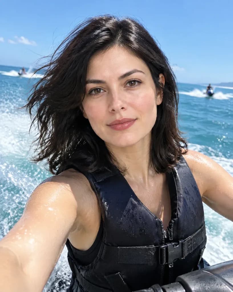Ocean Jet Ski Action Selfie