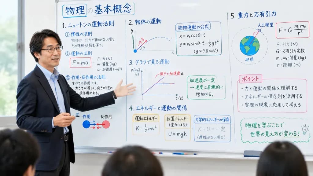 Professor Explaining Concepts on Whiteboard