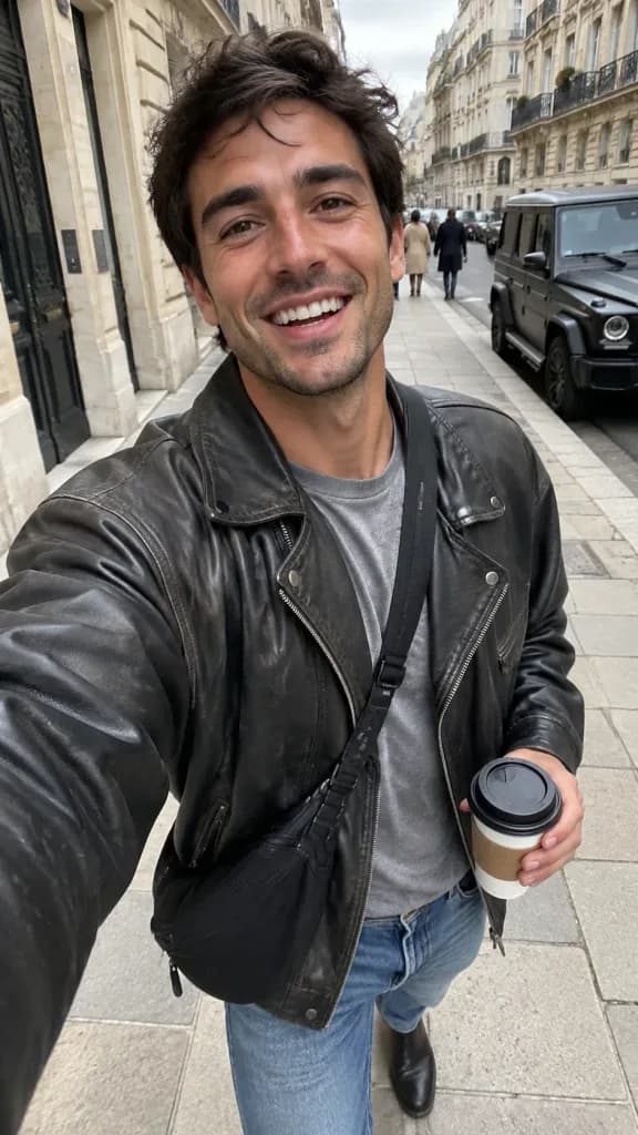 Selfie Urbano Espontáneo en Europa