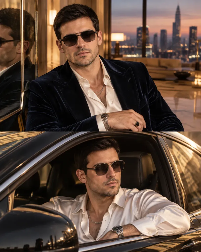 Luxury Penthouse and Car Editorial