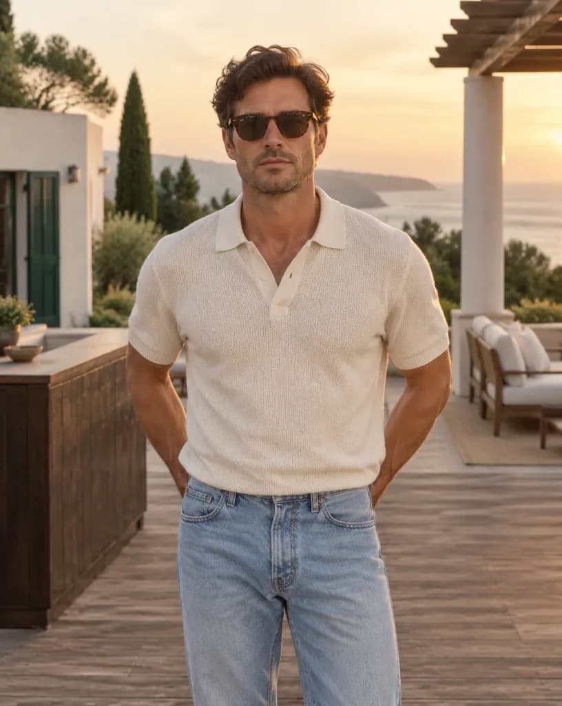 Mediterranean Resort Quiet Luxury Portrait