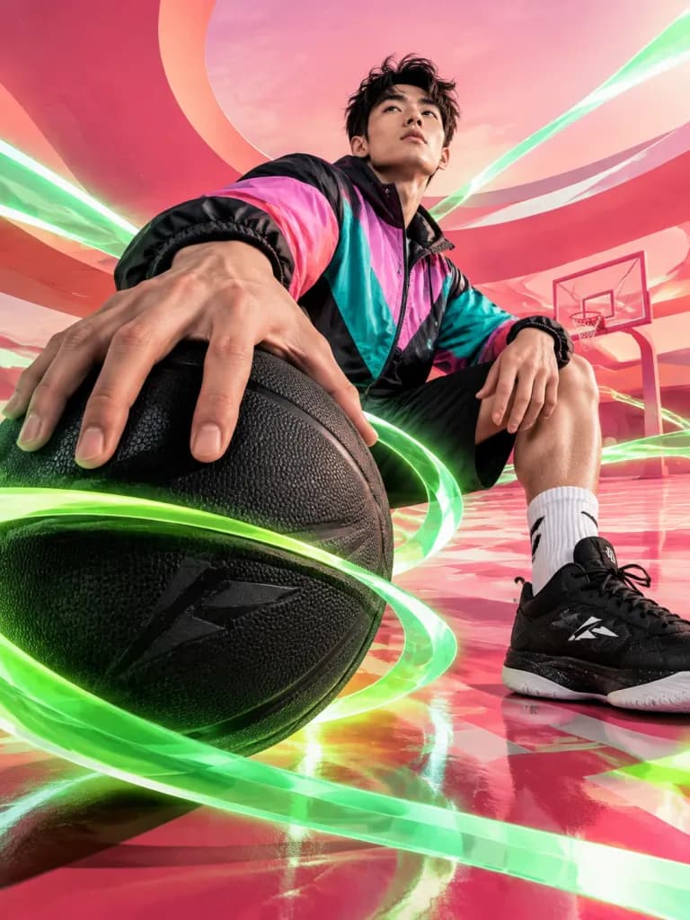 Futuristic Sports Campaign Wide Angle