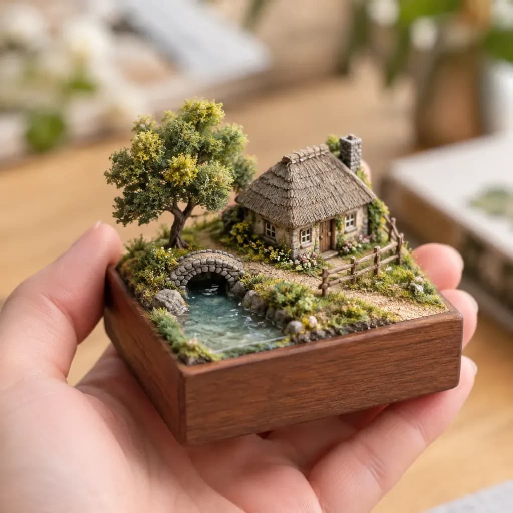Handheld Miniature Diorama Transformation