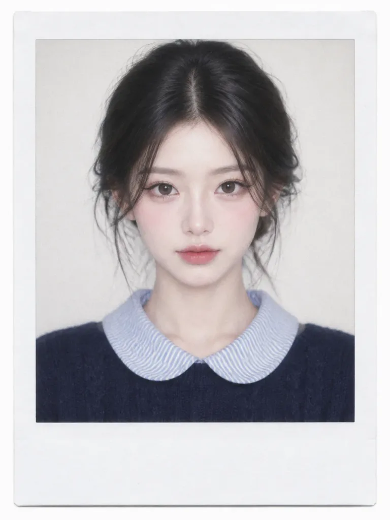 Minimalist Korean Beauty Film Portrait