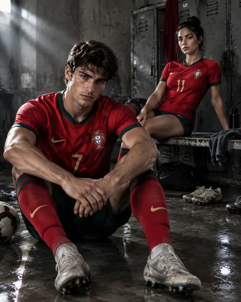 Industrial Locker Room Football Campaign