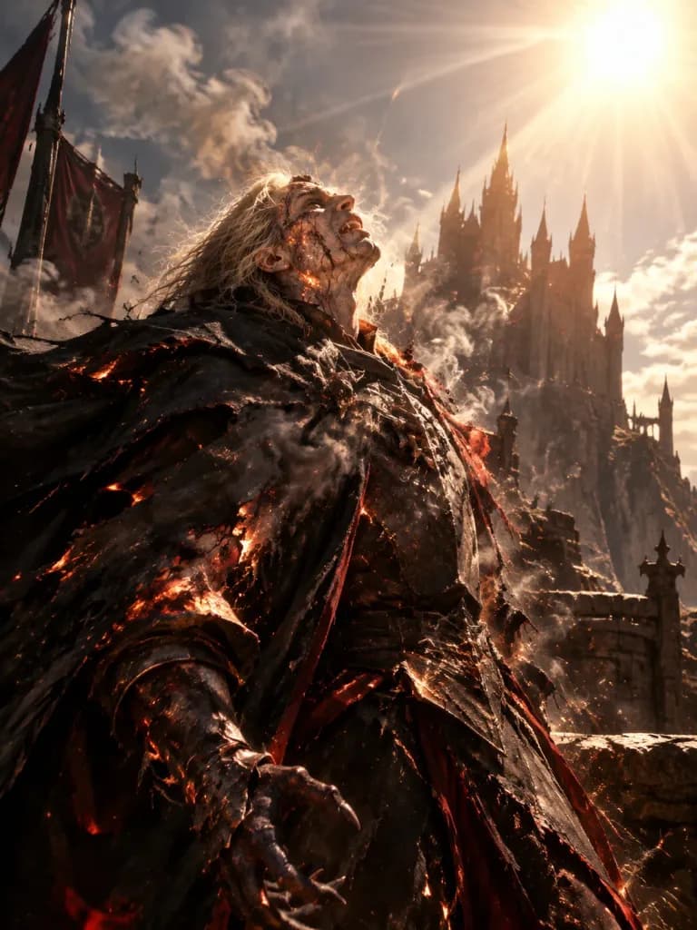 Vampire Knight Burning in Sunlight