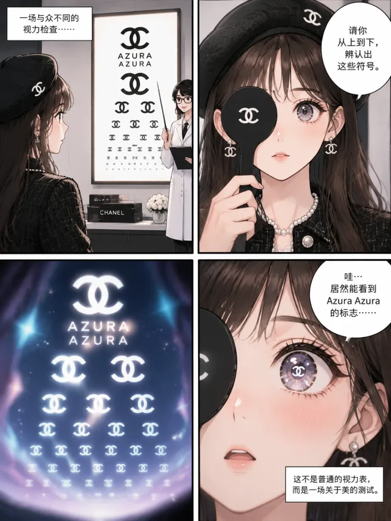 4-Panel Manga Brand Vision Test