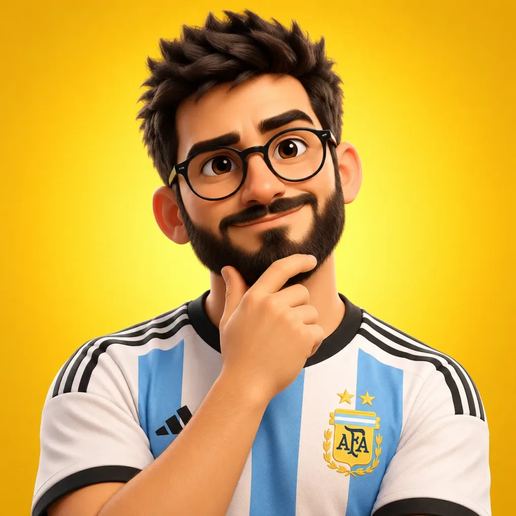 Stylized 3D Male Avatar in Jersey