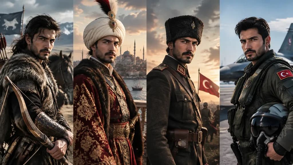 Turkish History Four Eras Character Grid