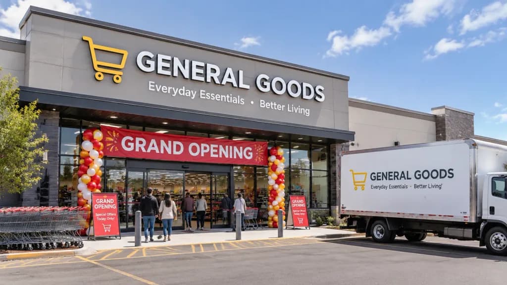 Commercial Retail Storefront Real Estate Visualization