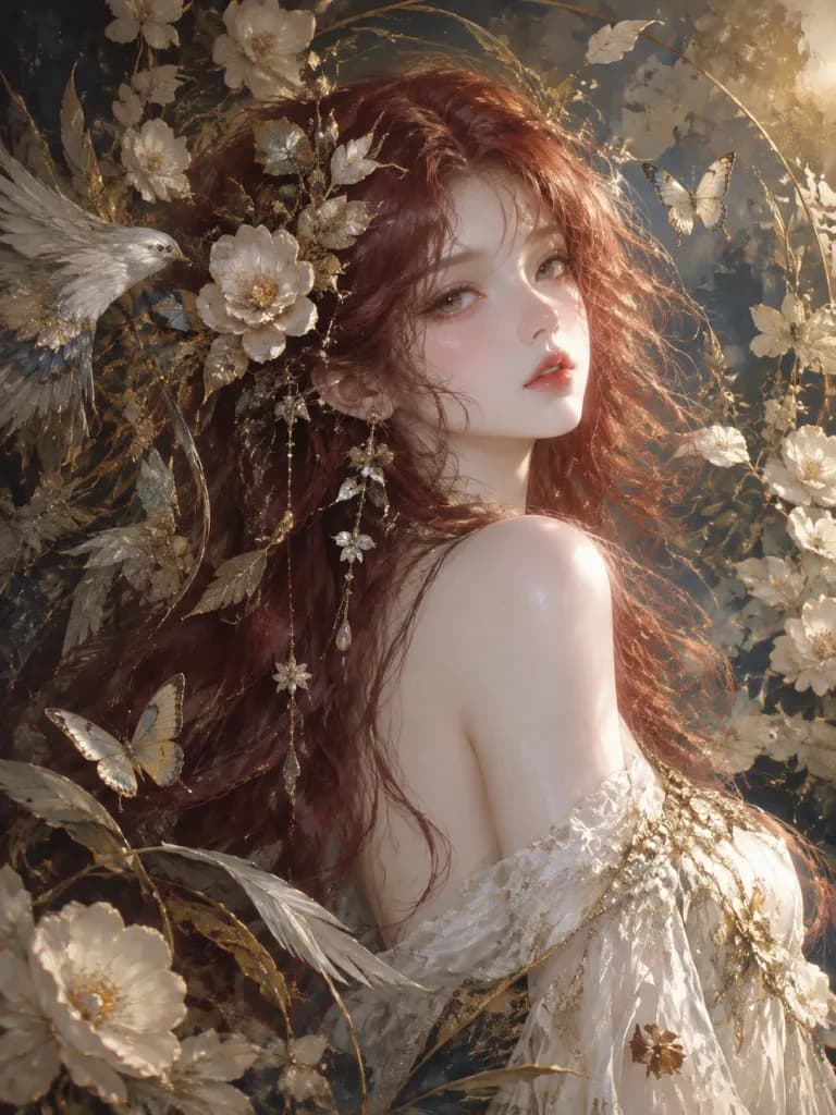 Art Nouveau Fantasy Realism Illustration