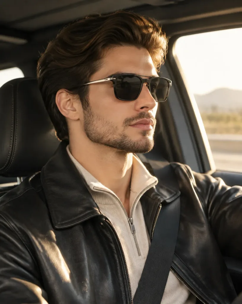 Luxury Automotive Golden Hour Portrait