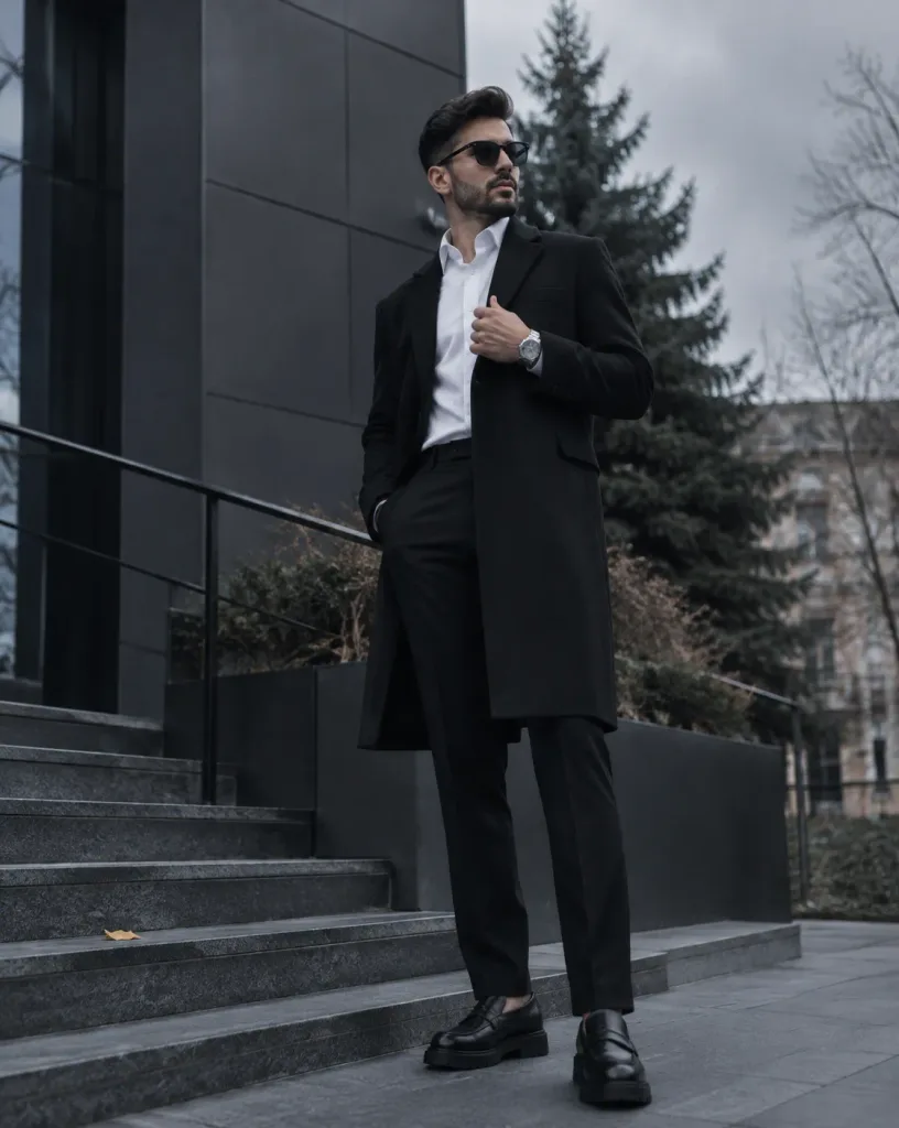 Dark Academia Urban Male Portrait