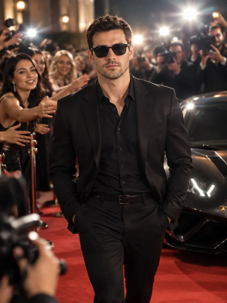 Celebrity Walking the Red Carpet