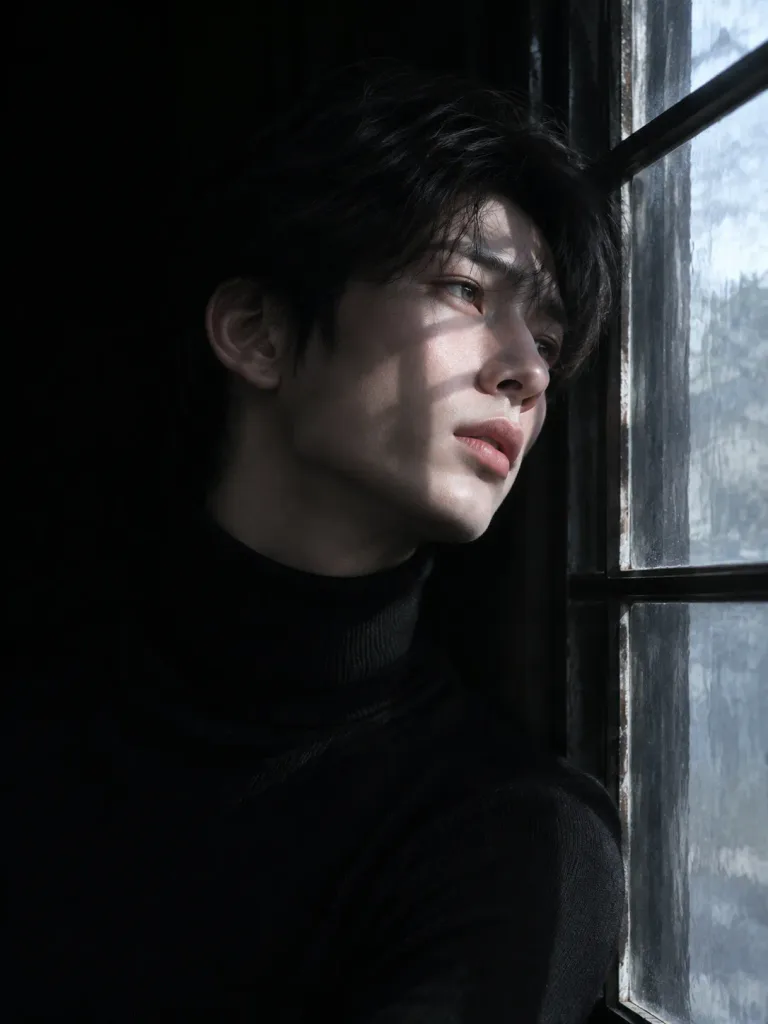 Cinematic Overcast Window Light Portrait