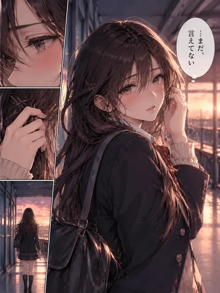 Manga One Page Narrative Scene