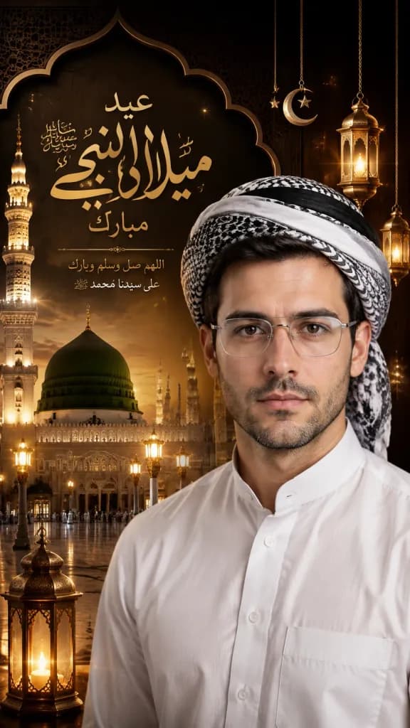 Poster di Auguri per Eid Milad-un-Nabi