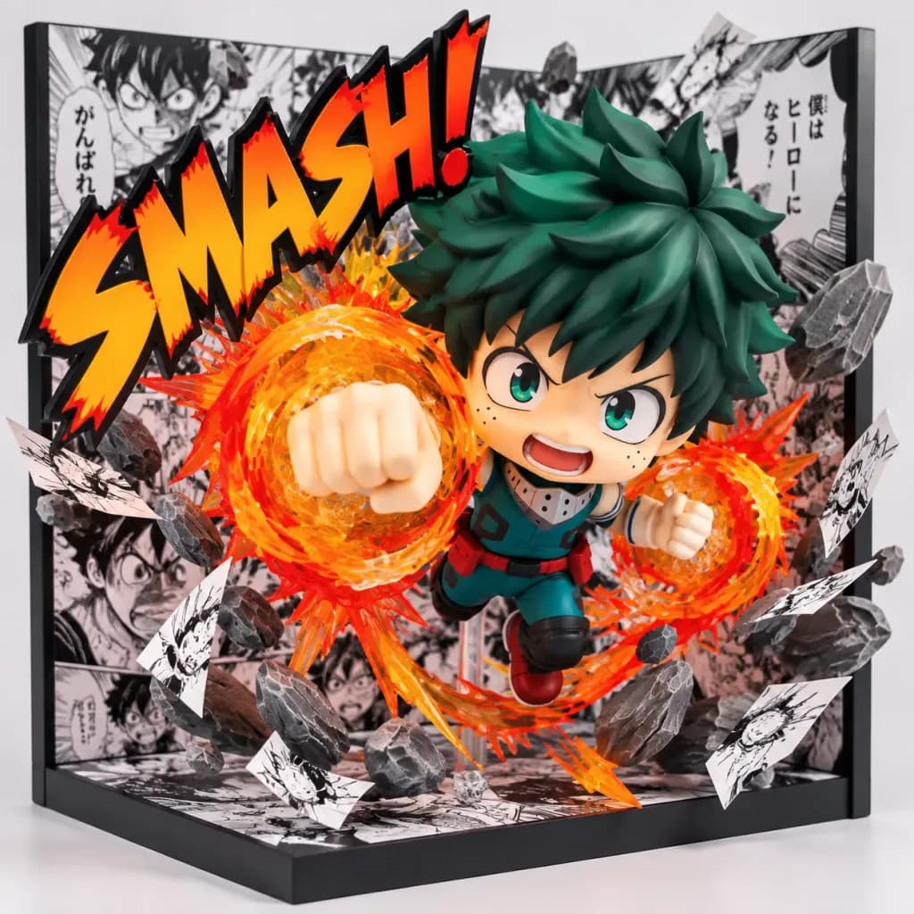 Chibi Anime Figure Manga Diorama