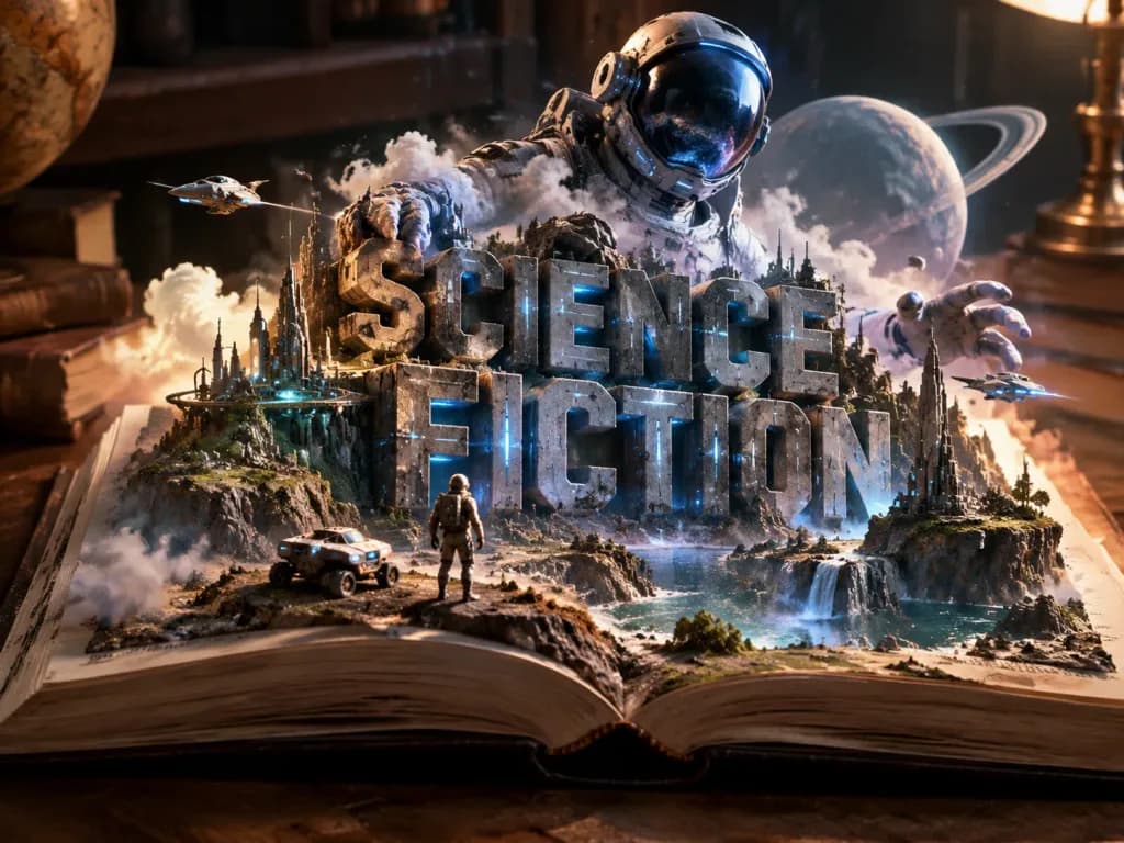 Open Book Pop-up Cinematic Diorama