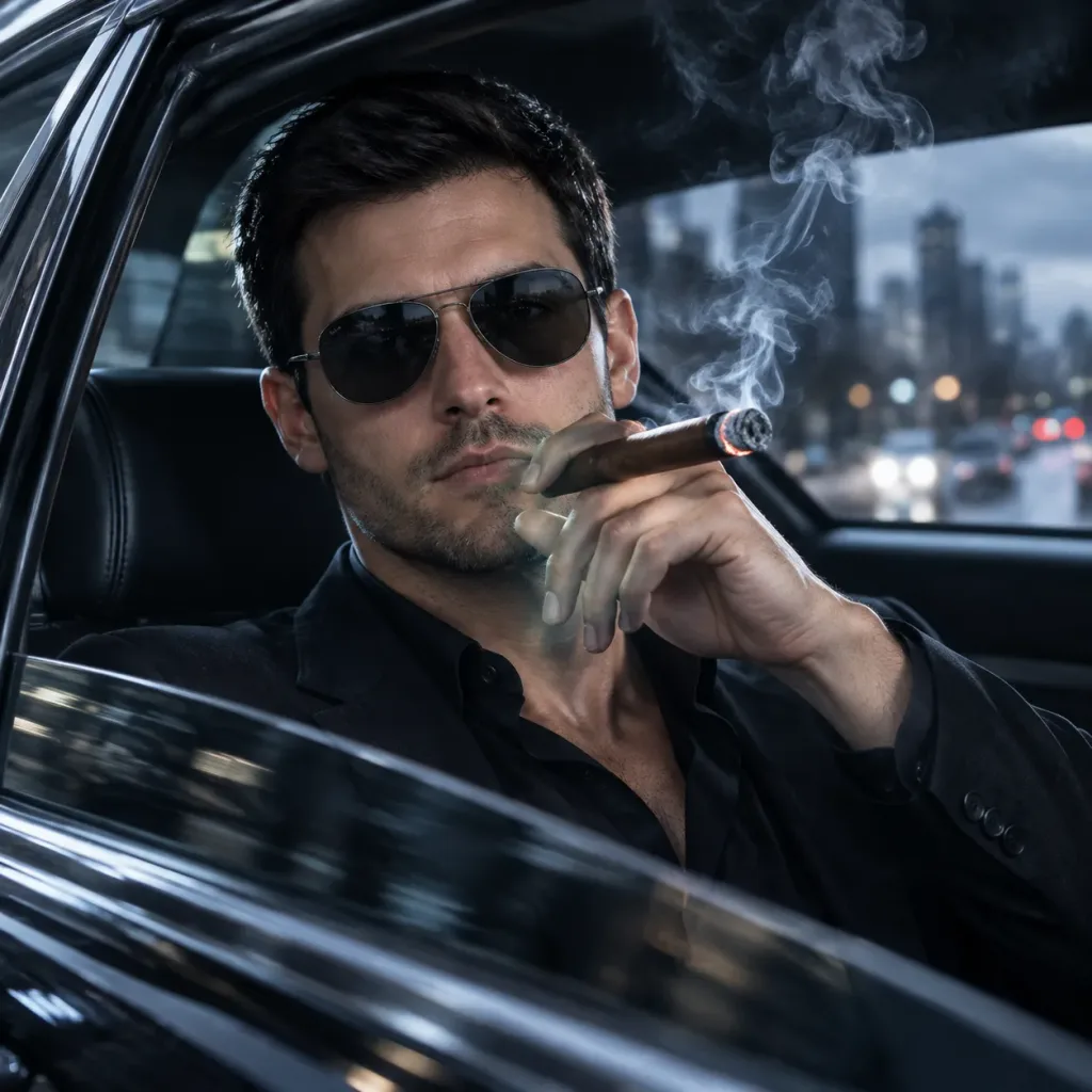 Mafia Boss in Luxury Car