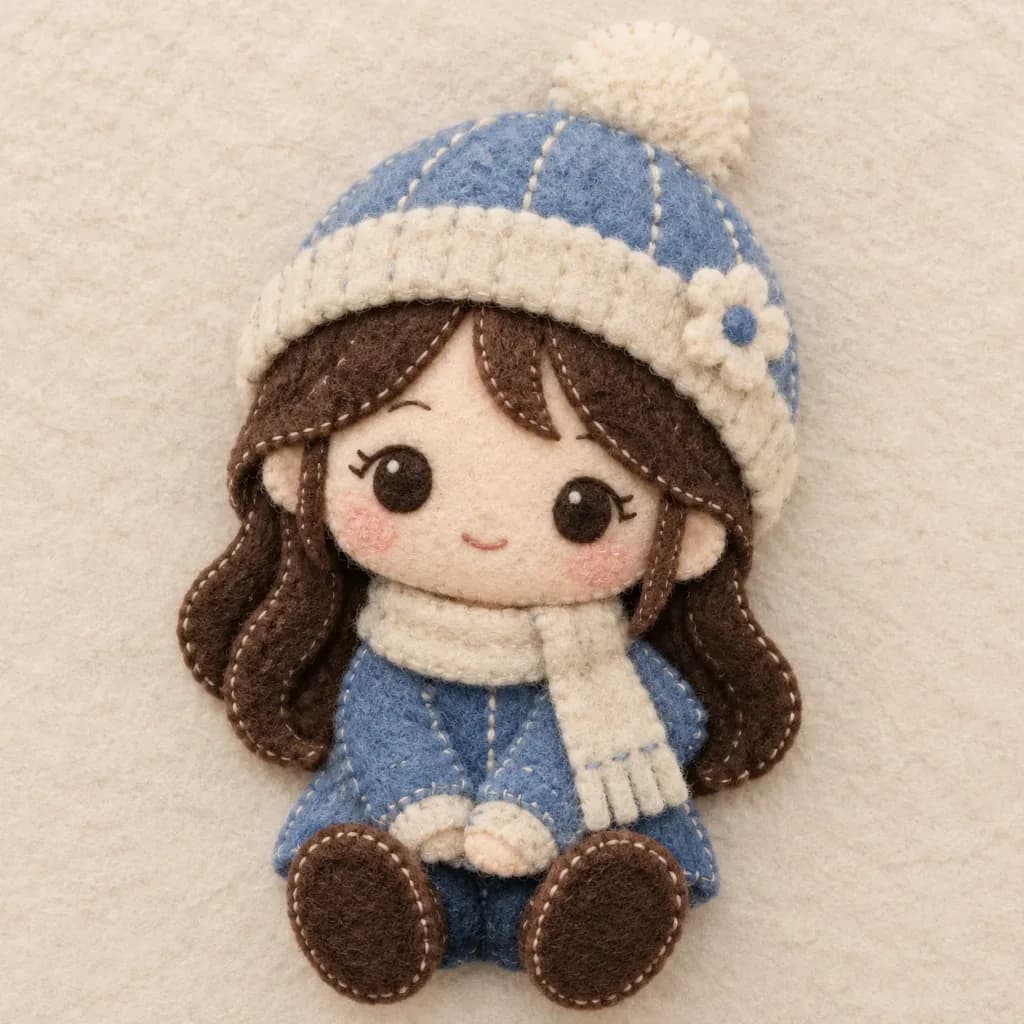 Felt Fabric Applique Style Transfer