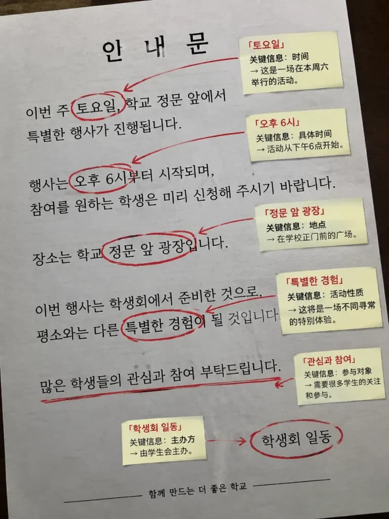 Annotated Decoded Korean Cryptic Notice