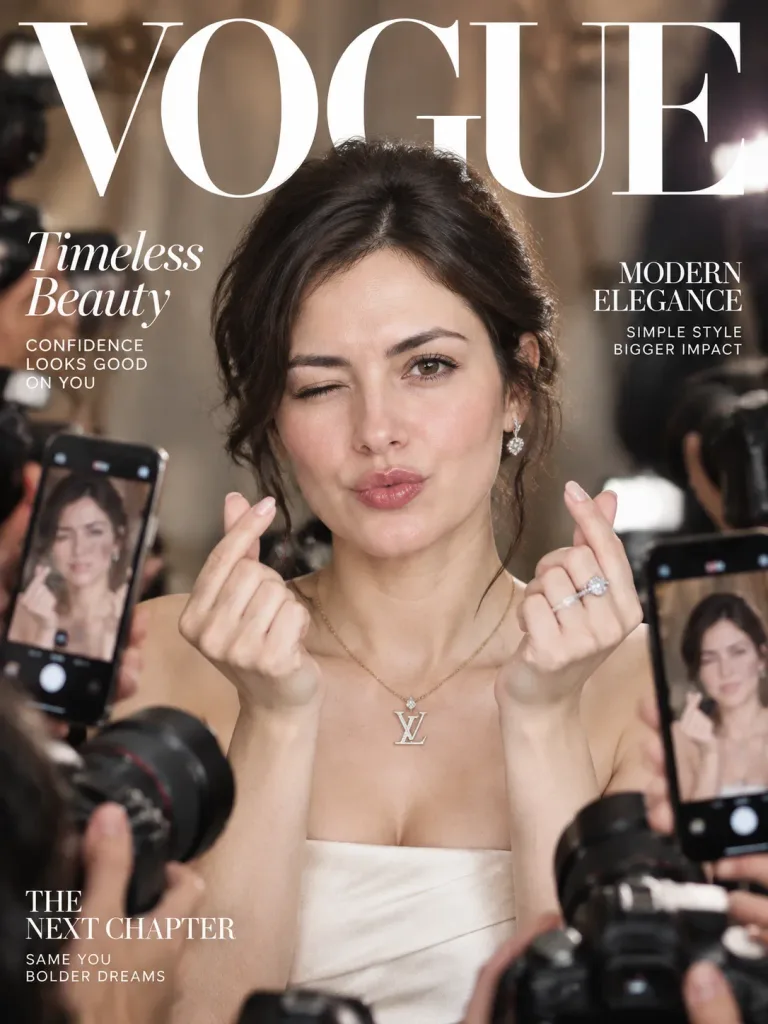 Paparazzi Vogue Cover Fashion Portrait