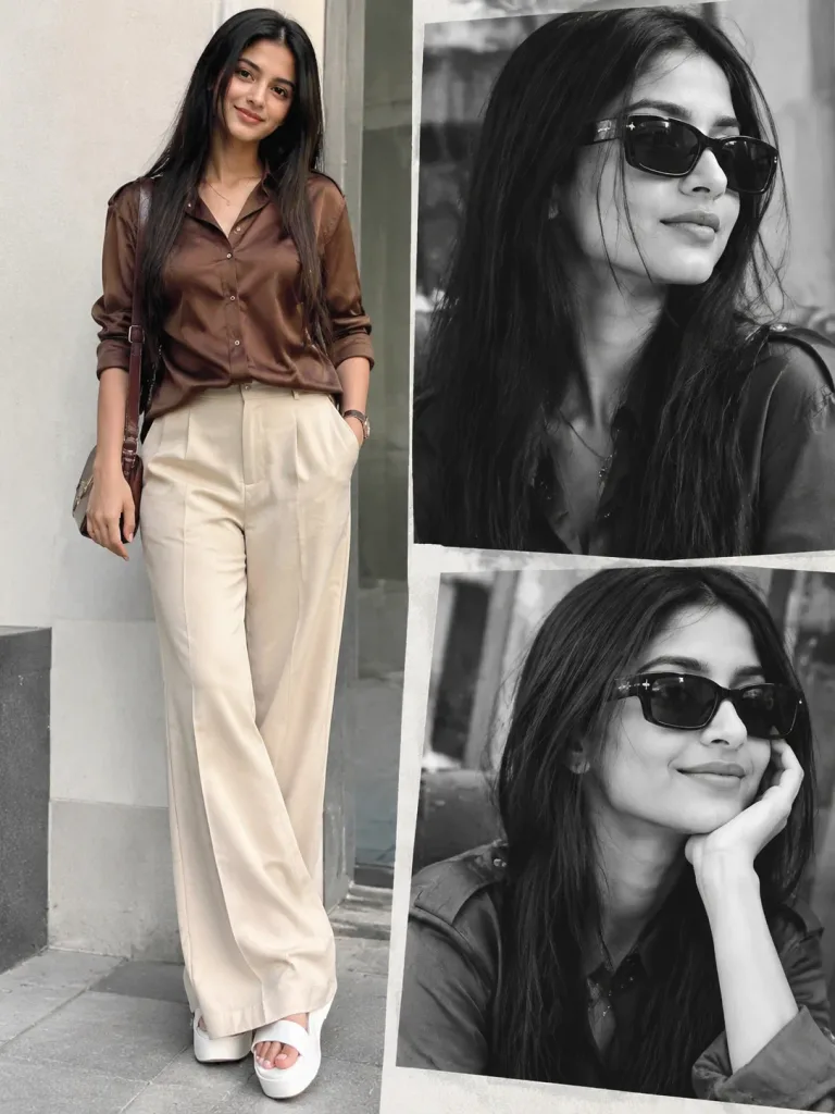 Indian Woman Fashion Collage Portrait