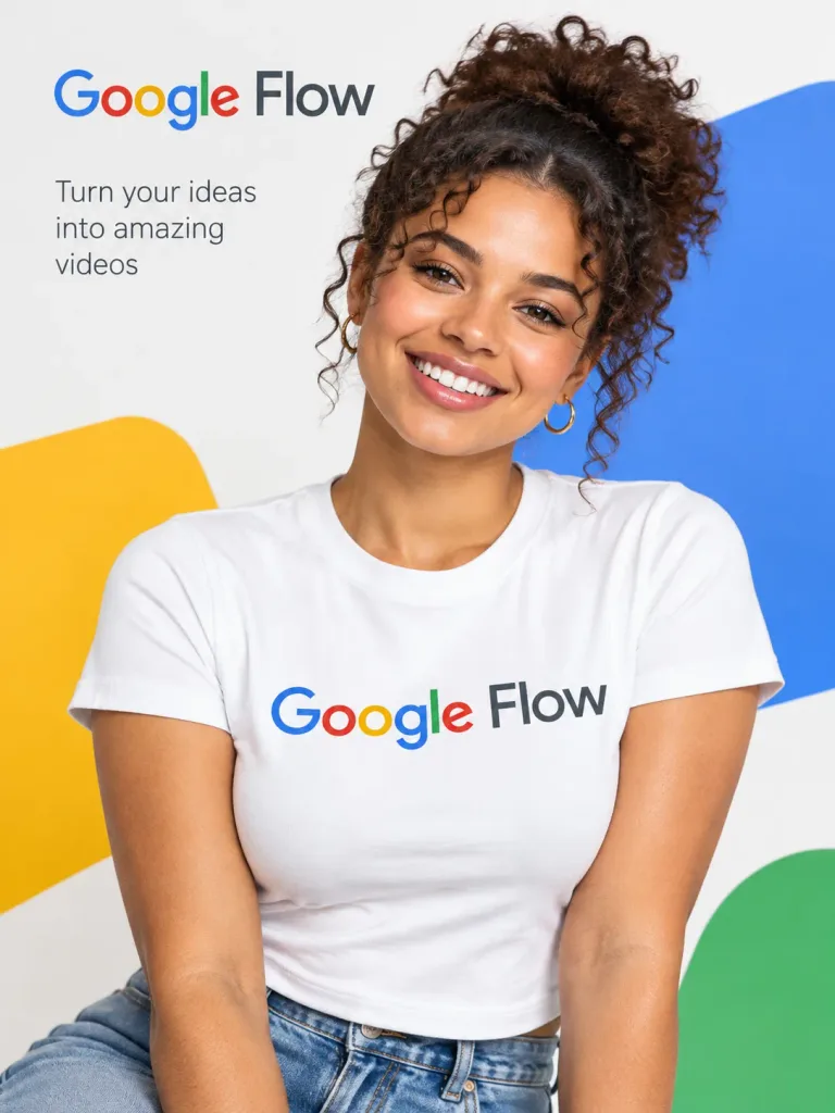 Google Flow Advertising Poster Portrait