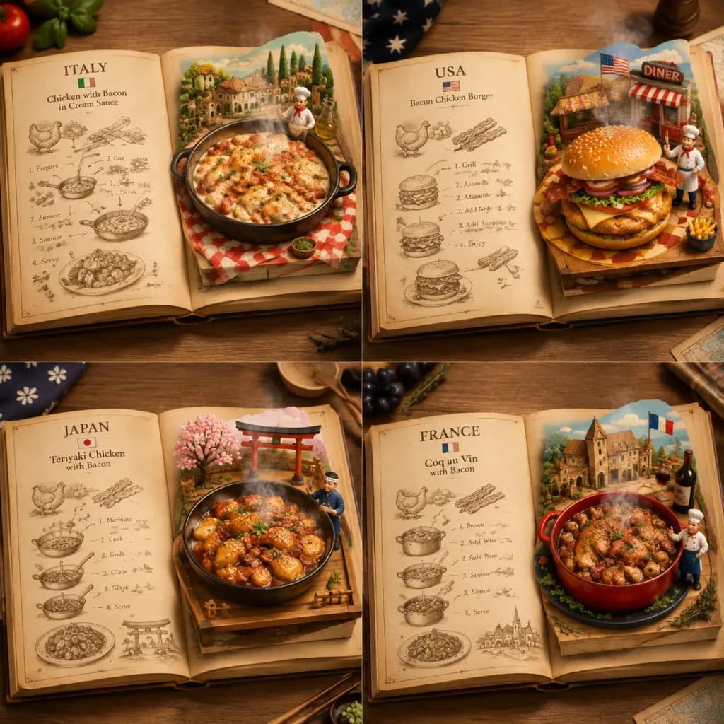 Culinary Atlas Pop-Up Recipe Books