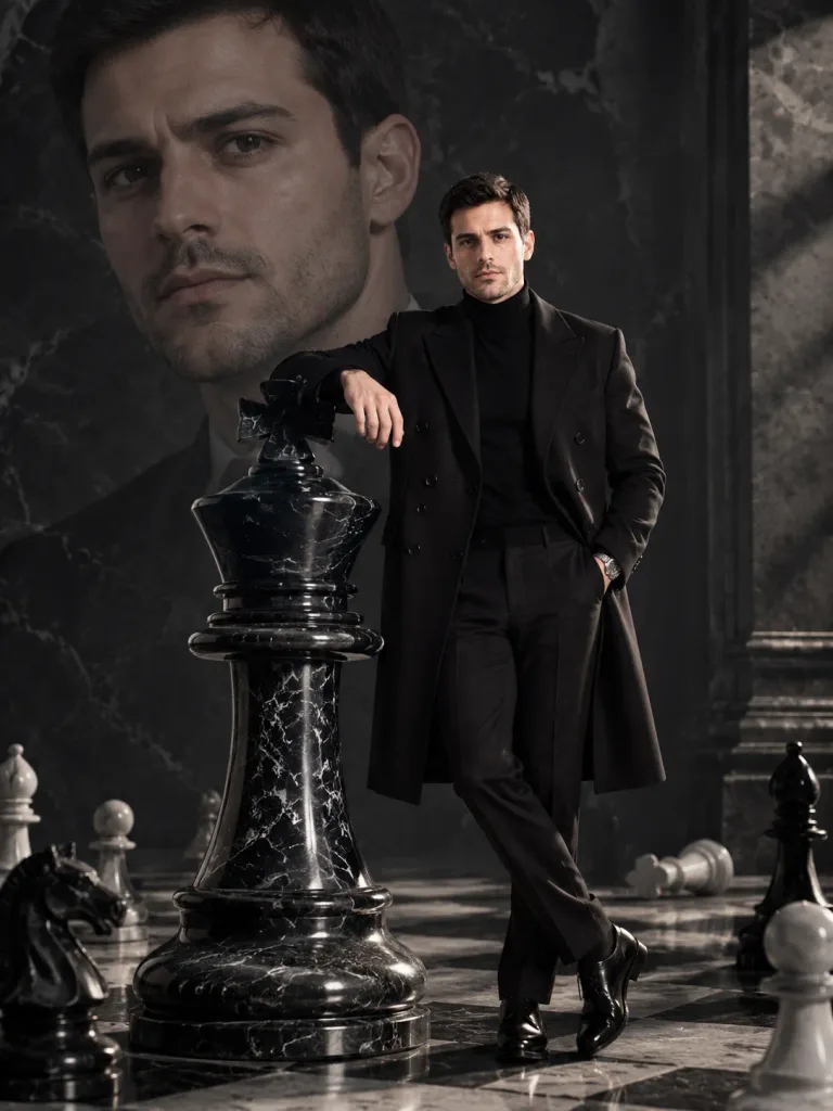 Chess King Executive Double Portrait