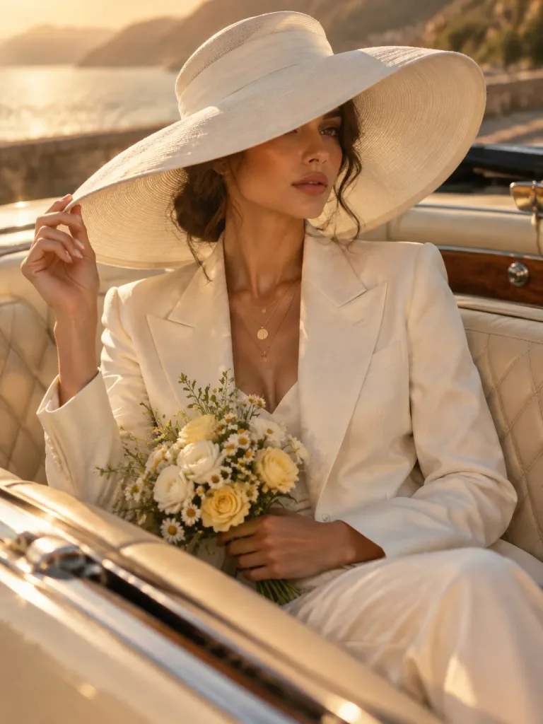 Golden Hour Fashion Editorial in Convertible