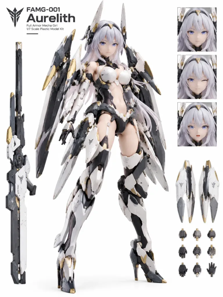 Full Armor Mecha Girl Model Figure
