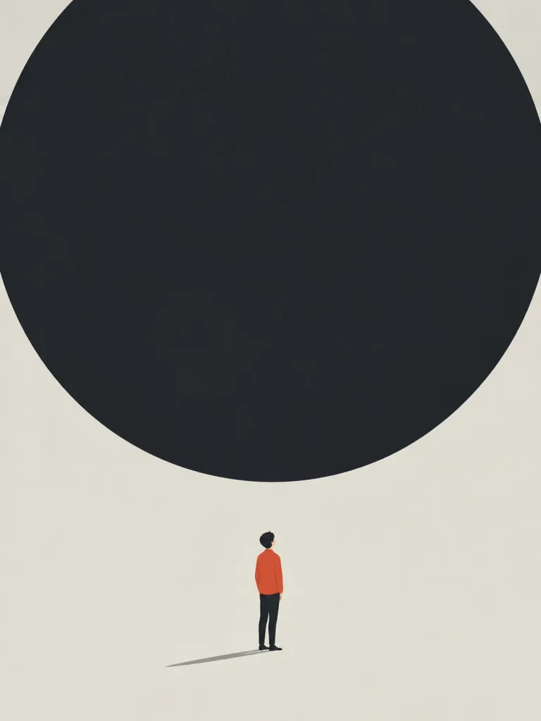 Minimalist Editorial Magazine Cover Illustration