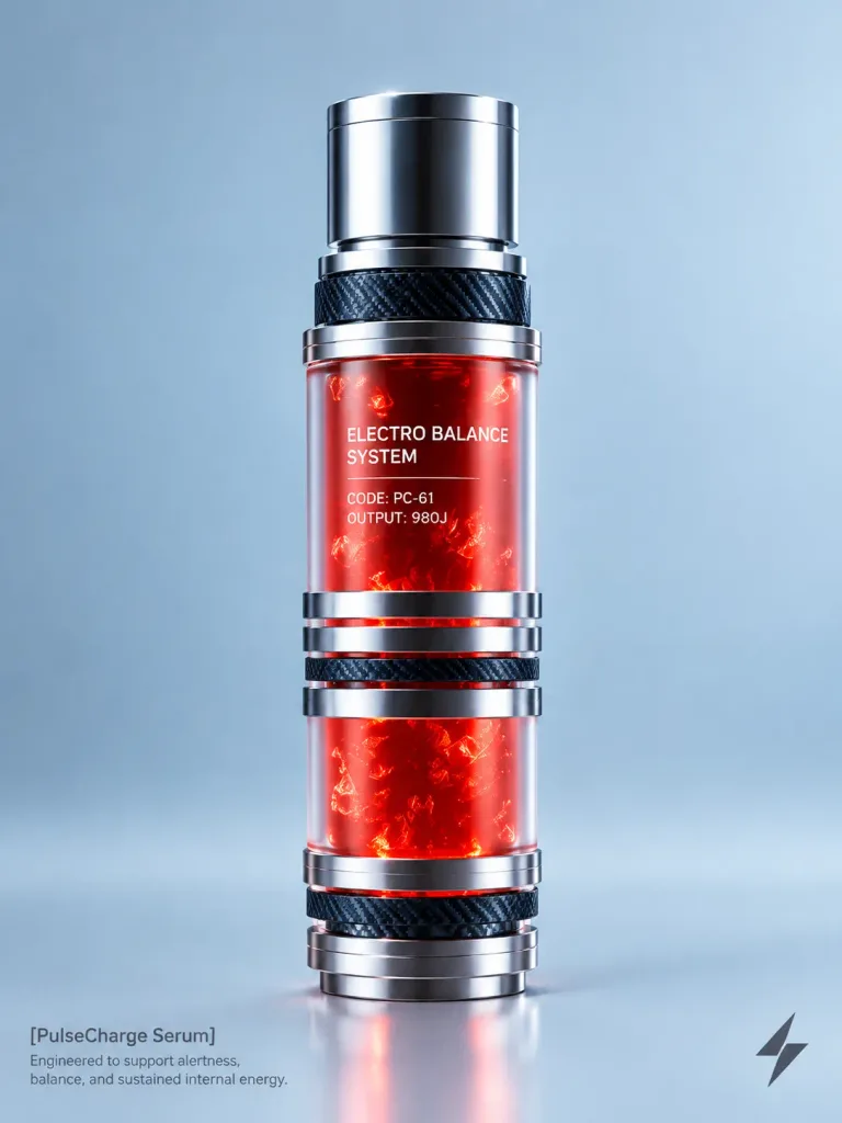 Futuristic Biotech Energy Serum Bottle