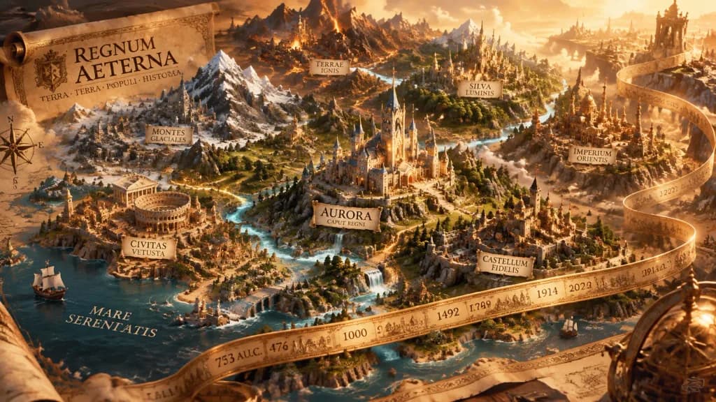 Isometric 3D Living Atlas Scroll