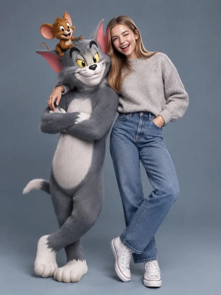Servizio Fotografico Fashion con Personaggi Animati