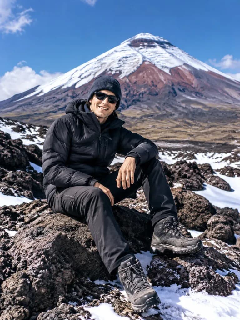 Bergmode-Editorial am Cotopaxi