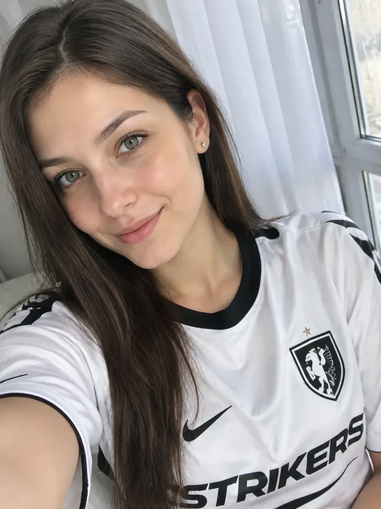 Casual Portrait in Sports Jersey