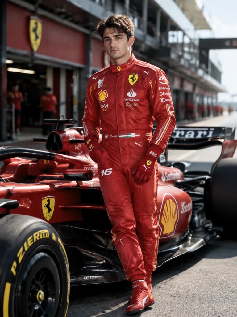 Formula 1 Driver Paddock Portrait