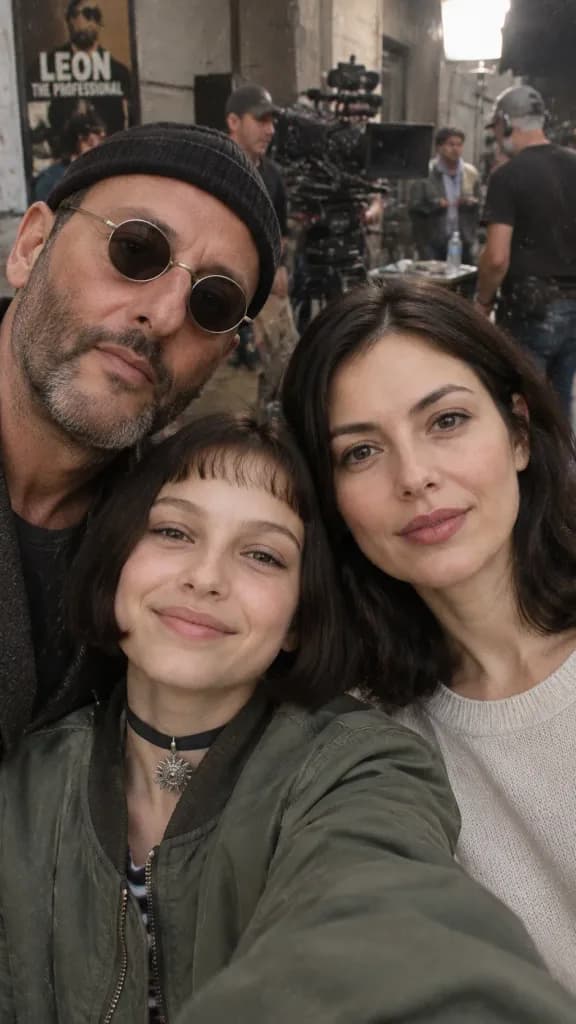 Behind the Scenes Movie Set Selfie