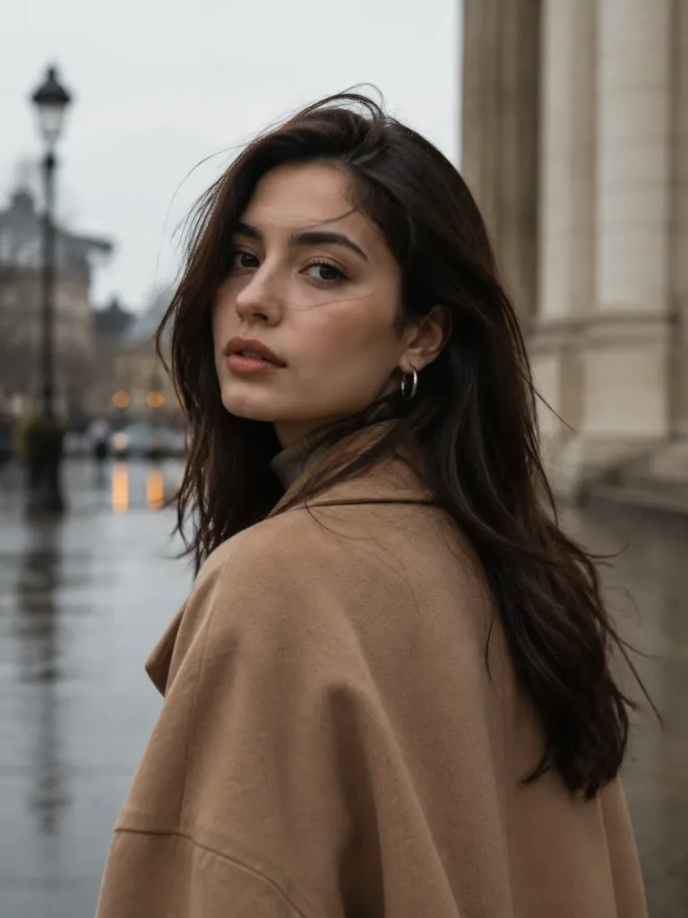 Gen Z Woman Overcast Morning Portrait