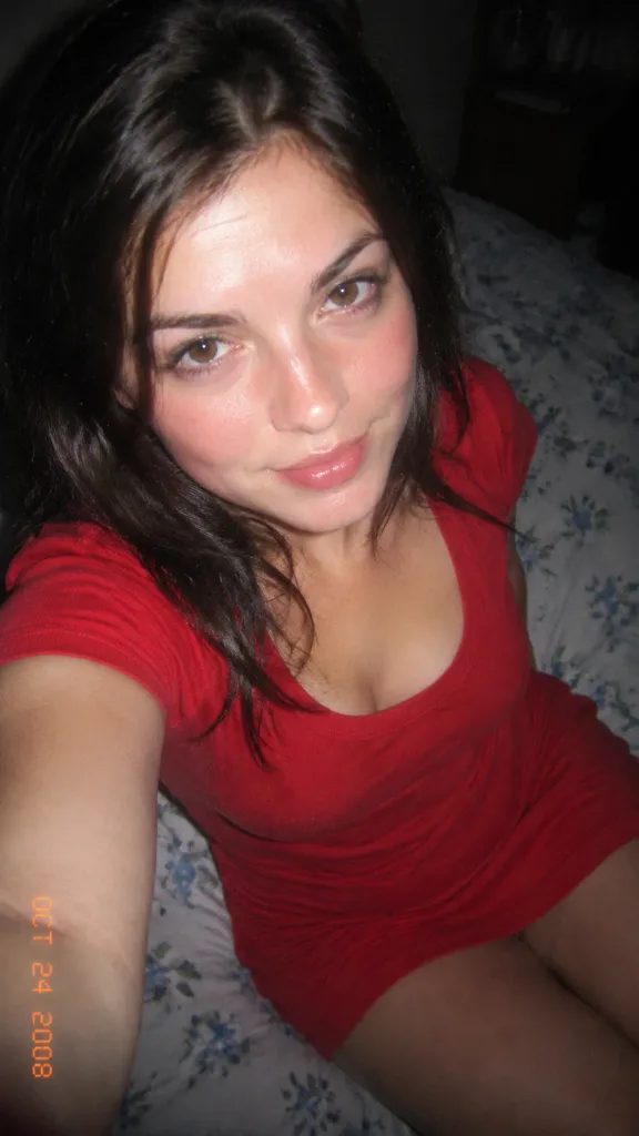 Retro Flash Compact Camera Bedroom Snapshot
