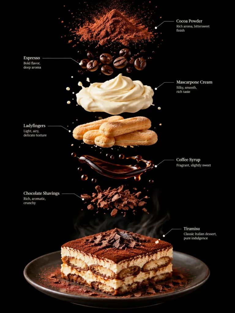 Deconstructed Culinary Recipe Poster