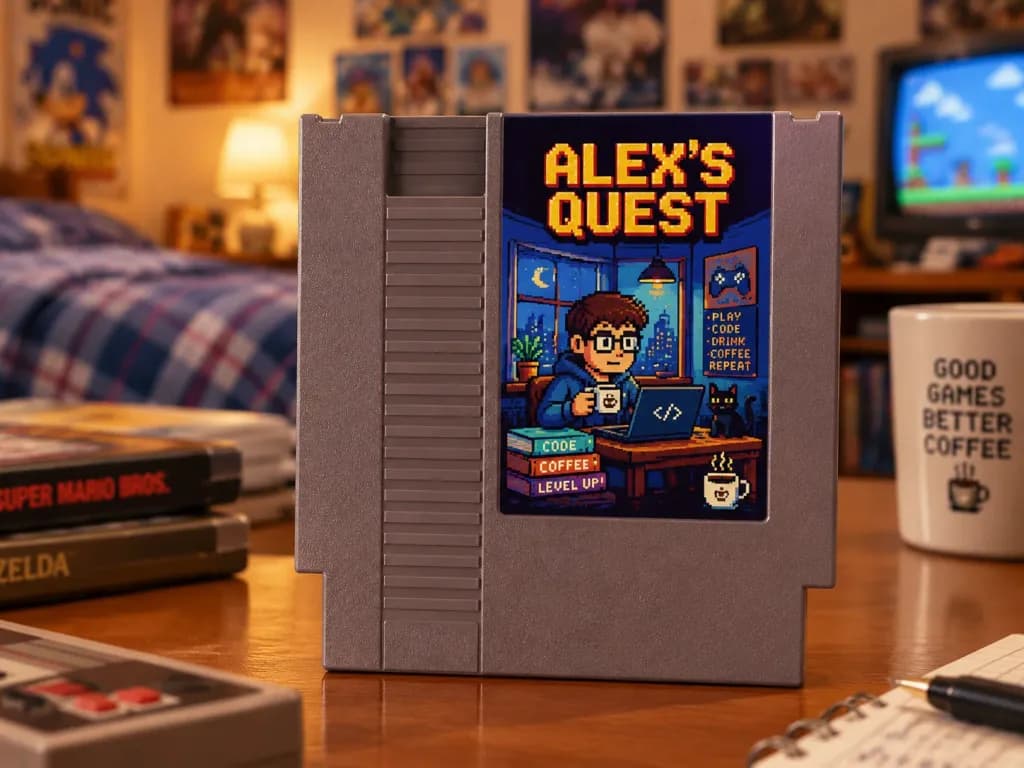 커스텀 NES 게임 팩 제품 사진