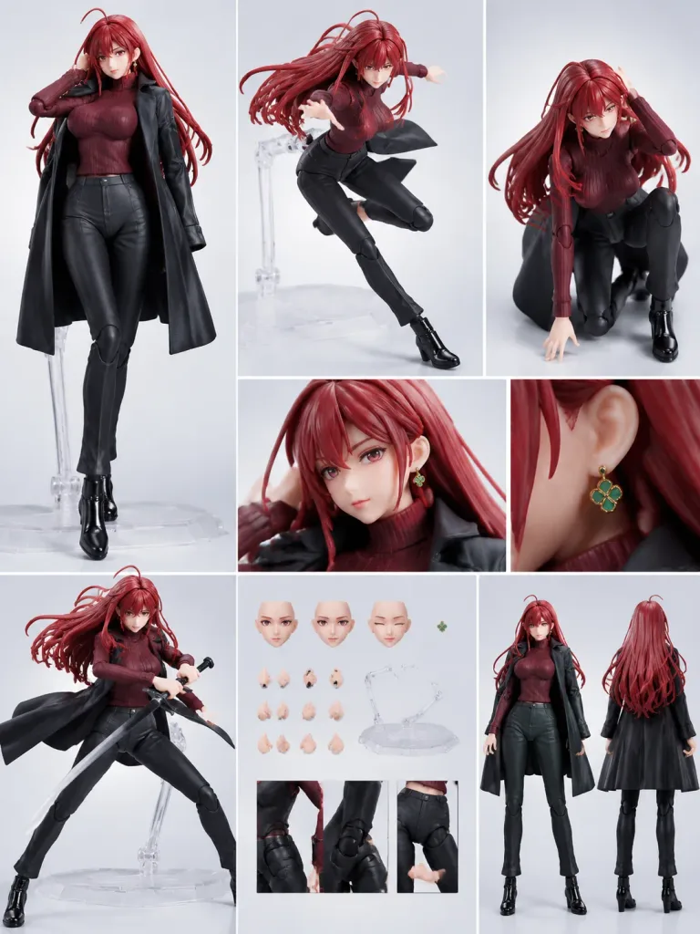 Articulated PVC Action Figure Catalog Layout