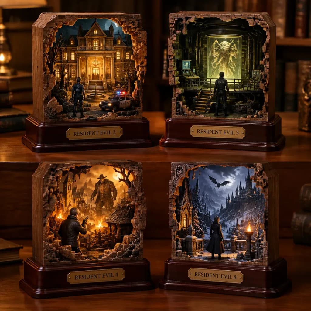 Media Recommendation Diorama Grid