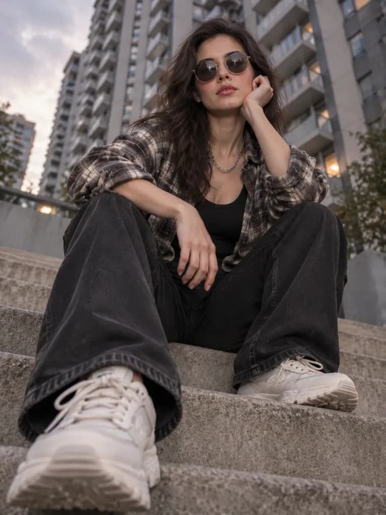 Ritratto Streetwear Urbano dal Basso