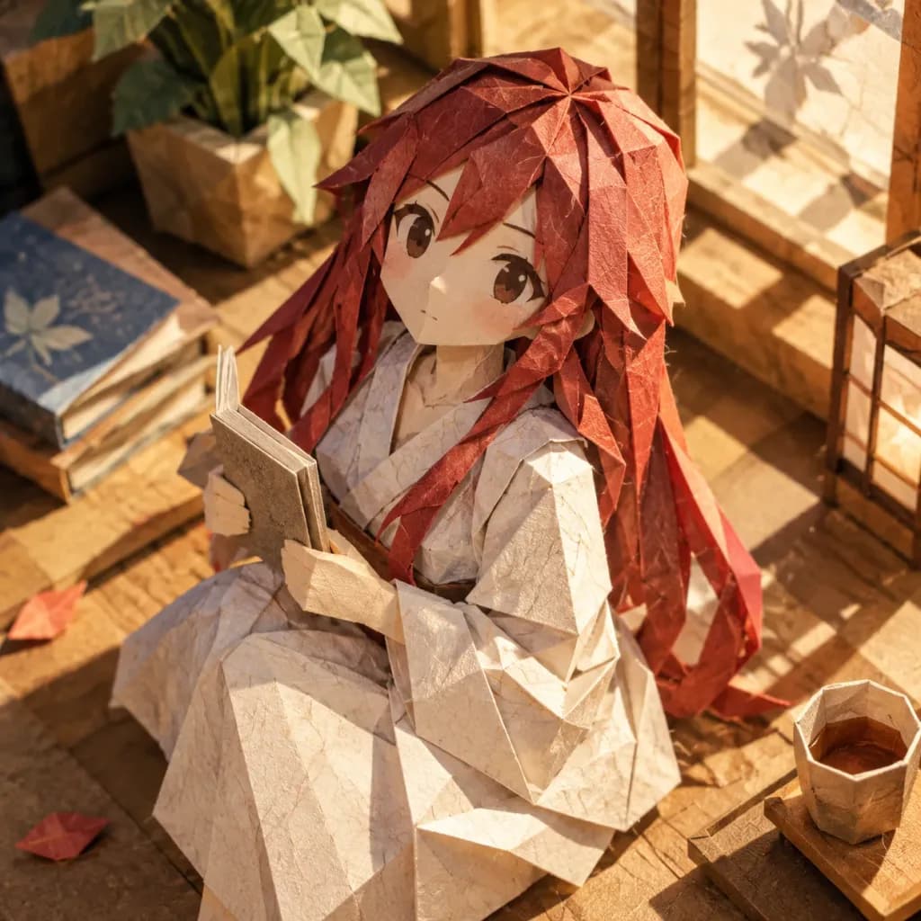 Origami Papercraft Style Transformation
